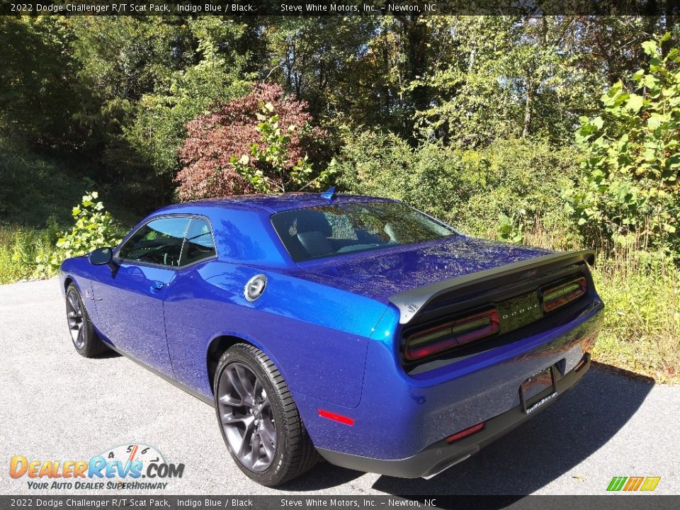 2022 Dodge Challenger R/T Scat Pack Indigo Blue / Black Photo #8