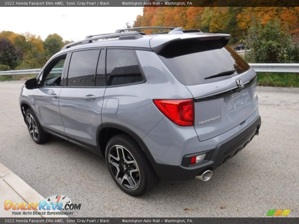 2022 Honda Passport Elite AWD Sonic Gray Pearl / Black Photo #16