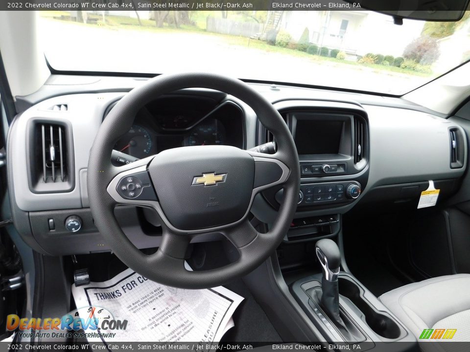 2022 Chevrolet Colorado WT Crew Cab 4x4 Satin Steel Metallic / Jet Black/­Dark Ash Photo #23