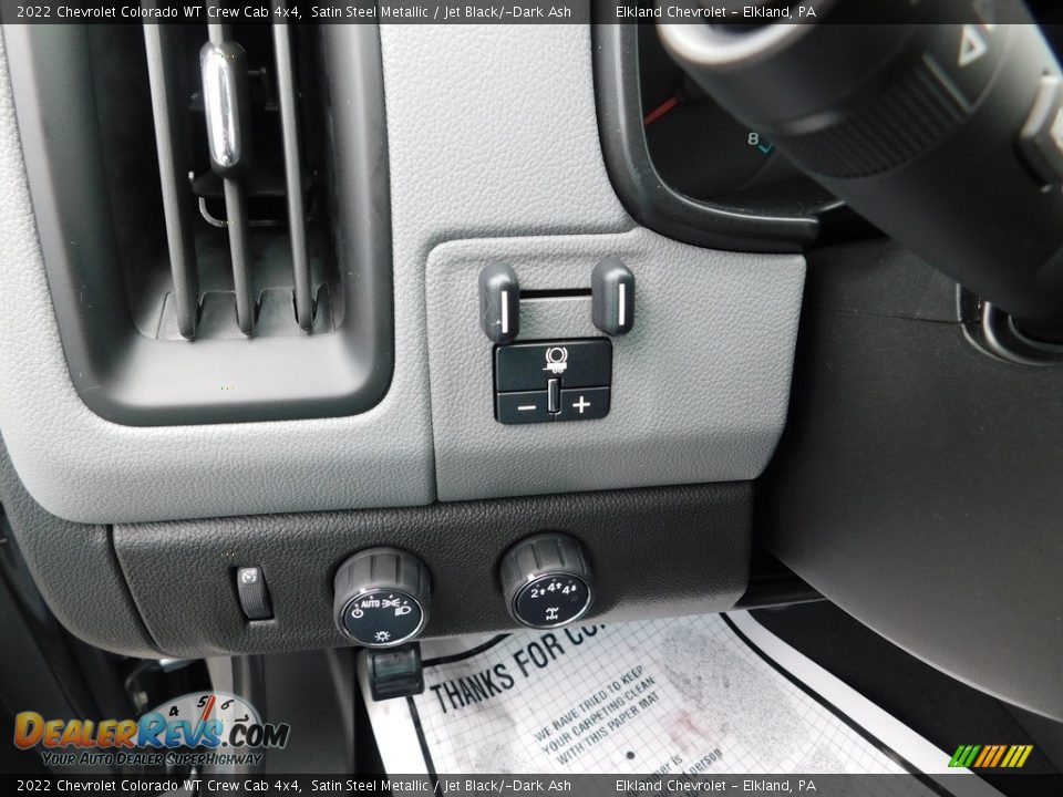 2022 Chevrolet Colorado WT Crew Cab 4x4 Satin Steel Metallic / Jet Black/­Dark Ash Photo #27