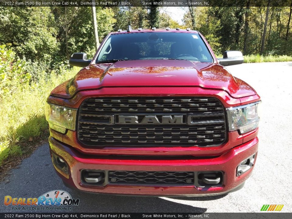 2022 Ram 2500 Big Horn Crew Cab 4x4 Delmonico Red Pearl / Black Photo #3