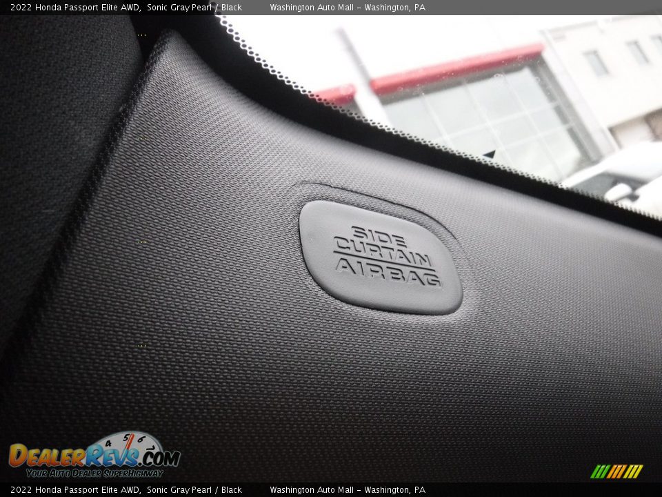 2022 Honda Passport Elite AWD Sonic Gray Pearl / Black Photo #32