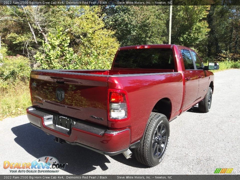 2022 Ram 2500 Big Horn Crew Cab 4x4 Delmonico Red Pearl / Black Photo #6