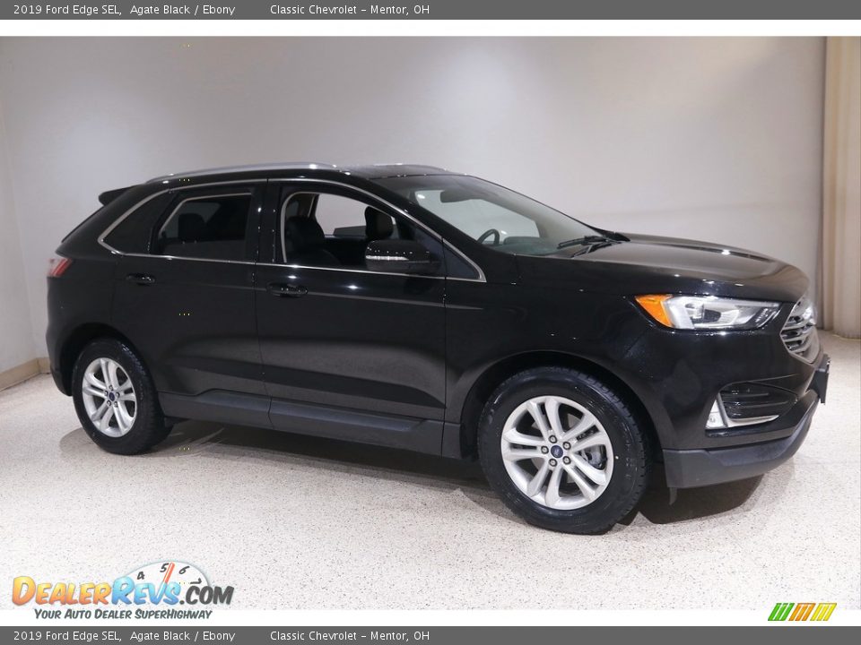 2019 Ford Edge SEL Agate Black / Ebony Photo #1