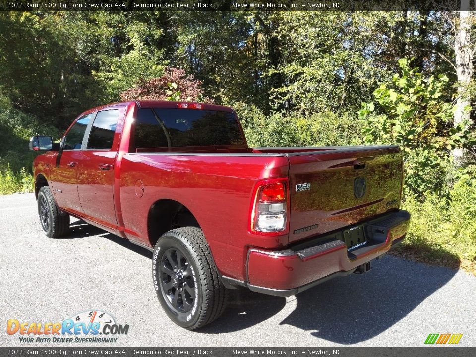 2022 Ram 2500 Big Horn Crew Cab 4x4 Delmonico Red Pearl / Black Photo #9