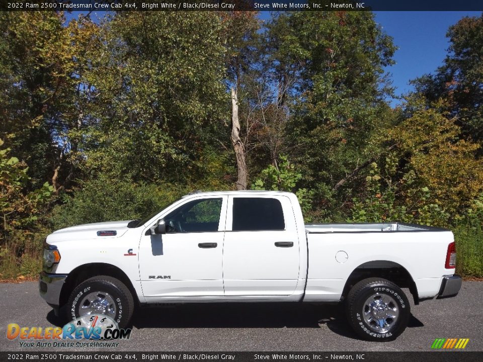 2022 Ram 2500 Tradesman Crew Cab 4x4 Bright White / Black/Diesel Gray Photo #1