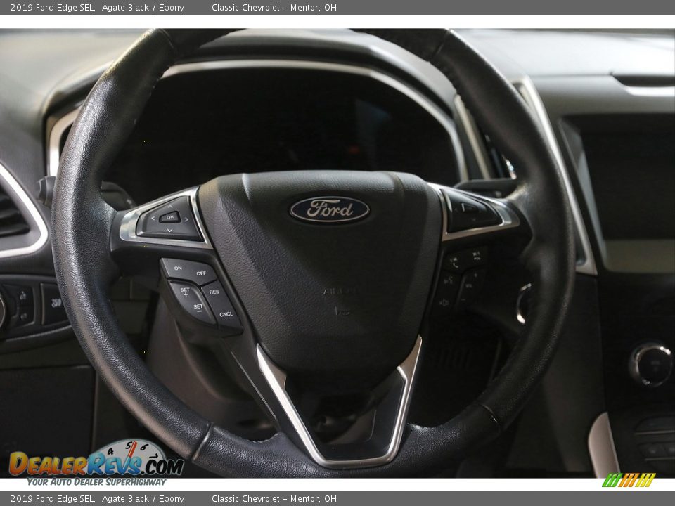 2019 Ford Edge SEL Agate Black / Ebony Photo #7