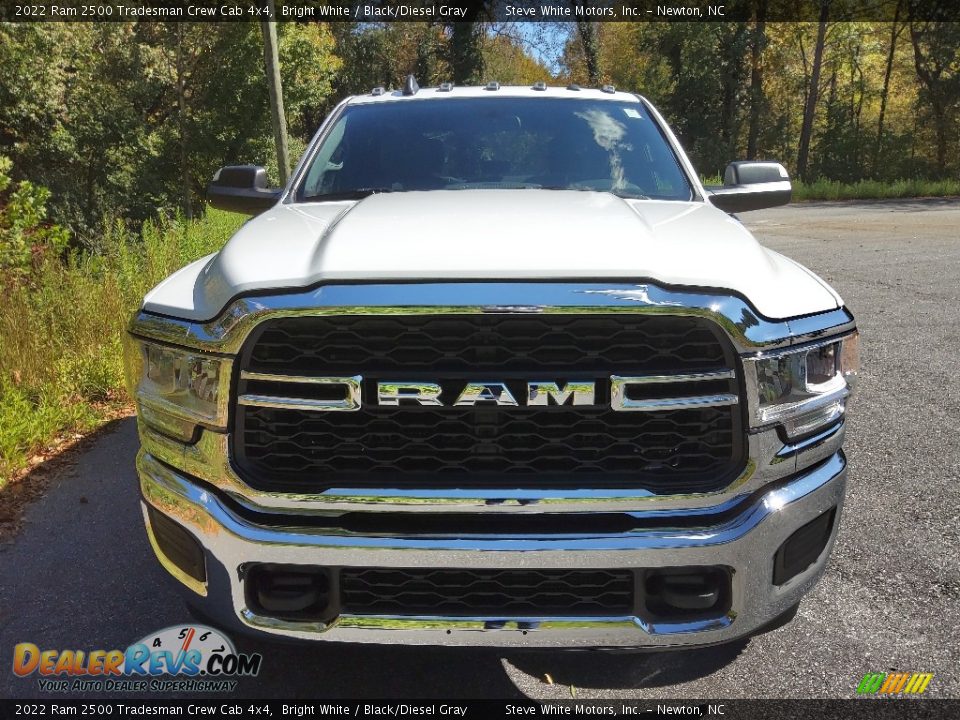 2022 Ram 2500 Tradesman Crew Cab 4x4 Bright White / Black/Diesel Gray Photo #3