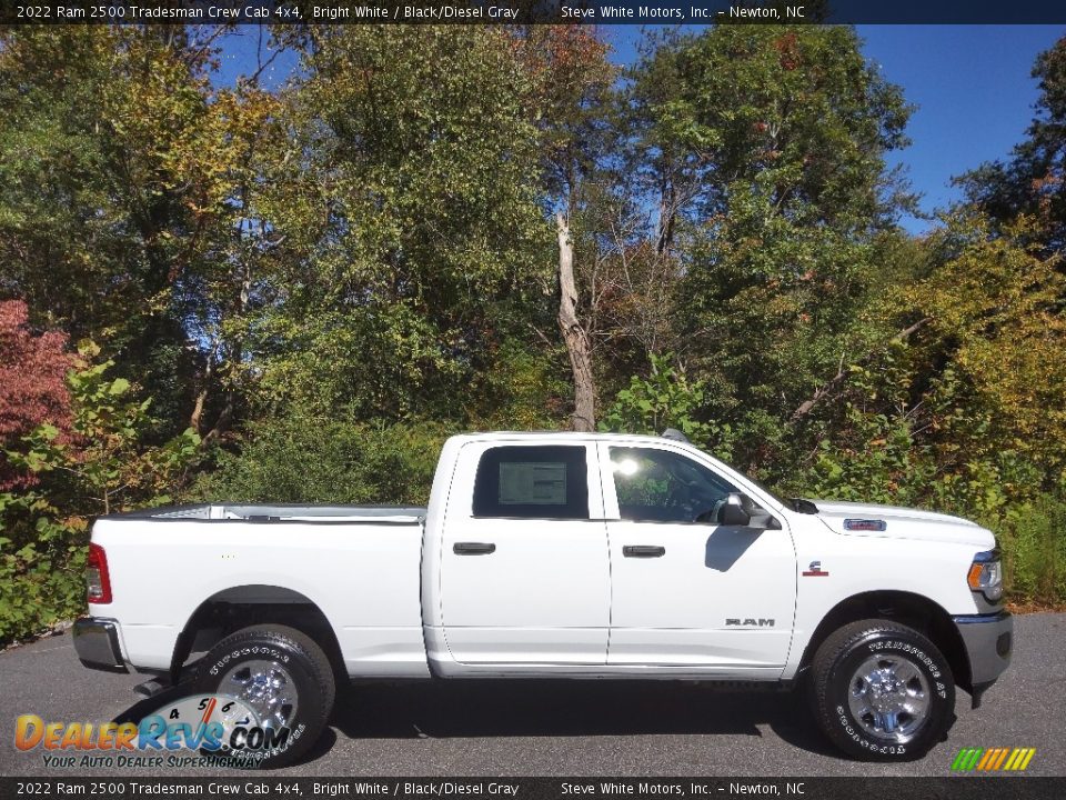 2022 Ram 2500 Tradesman Crew Cab 4x4 Bright White / Black/Diesel Gray Photo #5