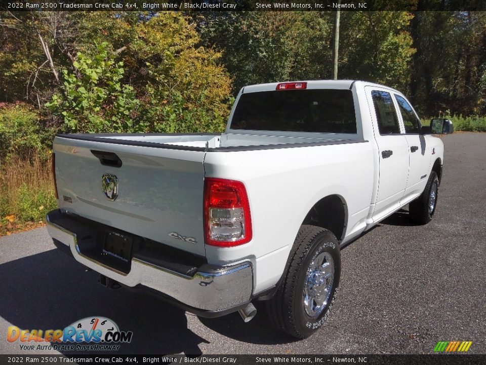 2022 Ram 2500 Tradesman Crew Cab 4x4 Bright White / Black/Diesel Gray Photo #6