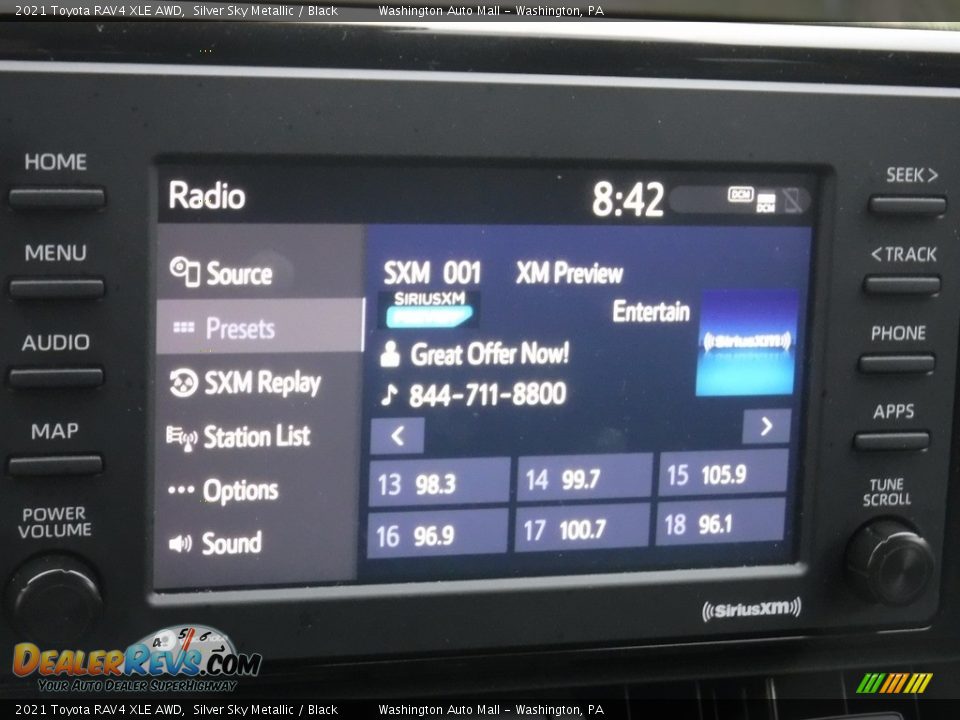 2021 Toyota RAV4 XLE AWD Silver Sky Metallic / Black Photo #5