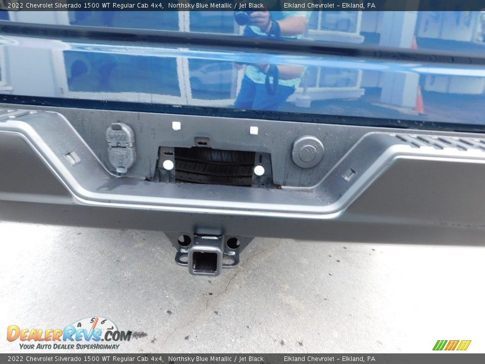 2022 Chevrolet Silverado 1500 WT Regular Cab 4x4 Northsky Blue Metallic / Jet Black Photo #16