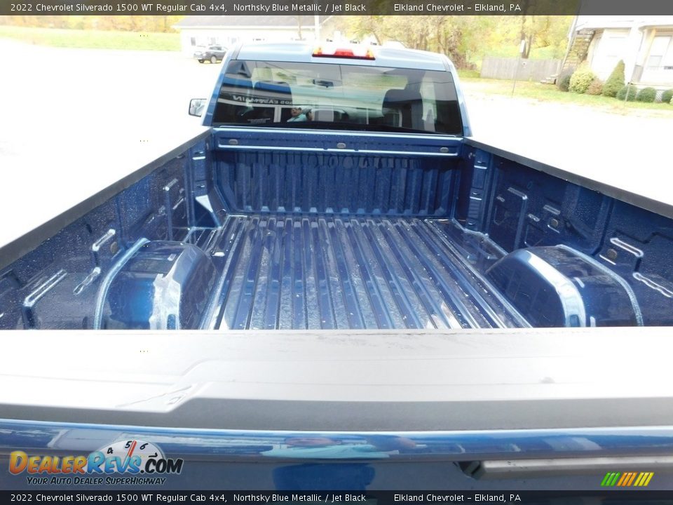 2022 Chevrolet Silverado 1500 WT Regular Cab 4x4 Northsky Blue Metallic / Jet Black Photo #17