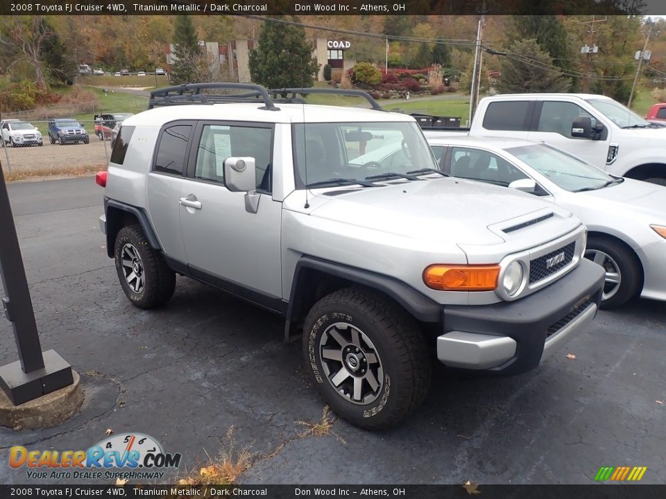 2008 Toyota FJ Cruiser 4WD Titanium Metallic / Dark Charcoal Photo #2