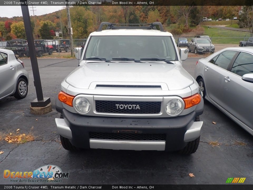 2008 Toyota FJ Cruiser 4WD Titanium Metallic / Dark Charcoal Photo #3