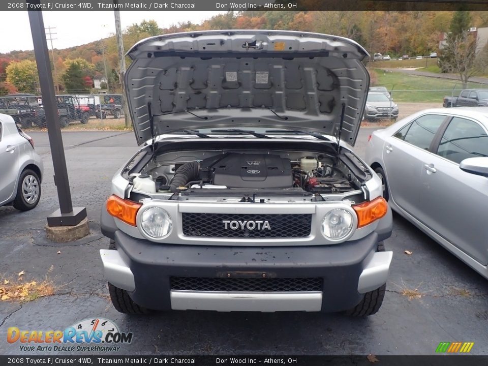 2008 Toyota FJ Cruiser 4WD Titanium Metallic / Dark Charcoal Photo #4