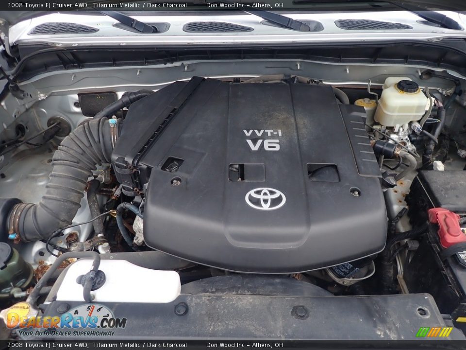 2008 Toyota FJ Cruiser 4WD Titanium Metallic / Dark Charcoal Photo #5