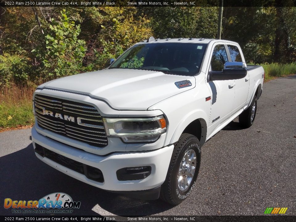 2022 Ram 2500 Laramie Crew Cab 4x4 Bright White / Black Photo #2