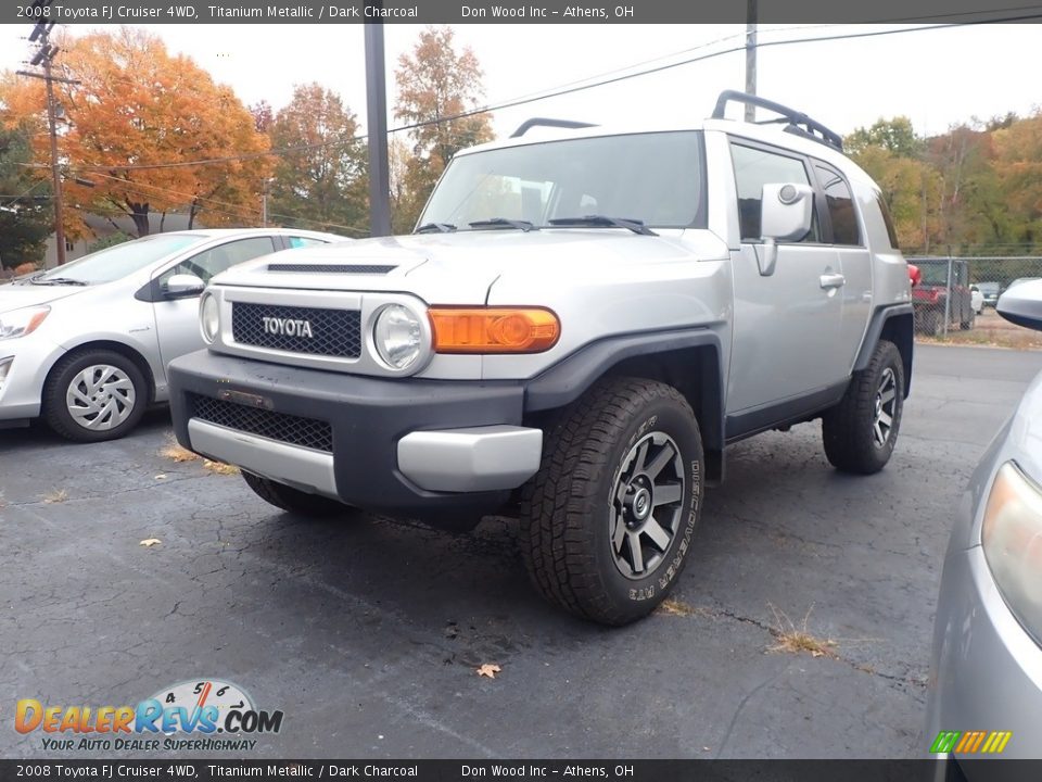 2008 Toyota FJ Cruiser 4WD Titanium Metallic / Dark Charcoal Photo #6