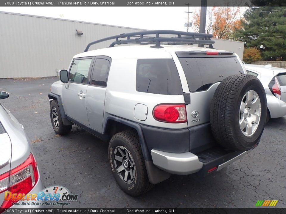 2008 Toyota FJ Cruiser 4WD Titanium Metallic / Dark Charcoal Photo #8