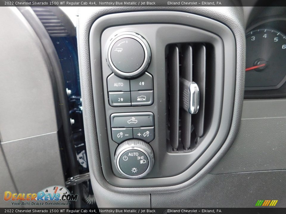 2022 Chevrolet Silverado 1500 WT Regular Cab 4x4 Northsky Blue Metallic / Jet Black Photo #29