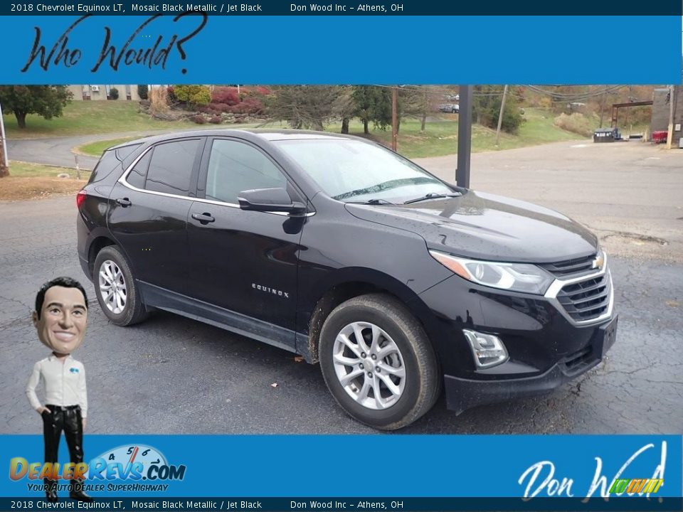 2018 Chevrolet Equinox LT Mosaic Black Metallic / Jet Black Photo #1