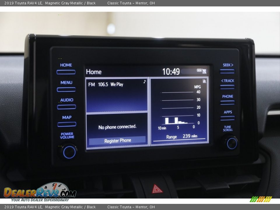 2019 Toyota RAV4 LE Magnetic Gray Metallic / Black Photo #10