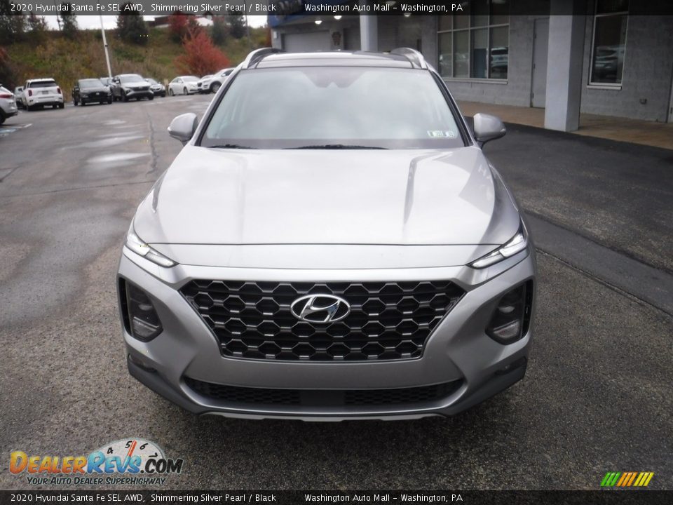 2020 Hyundai Santa Fe SEL AWD Shimmering Silver Pearl / Black Photo #4