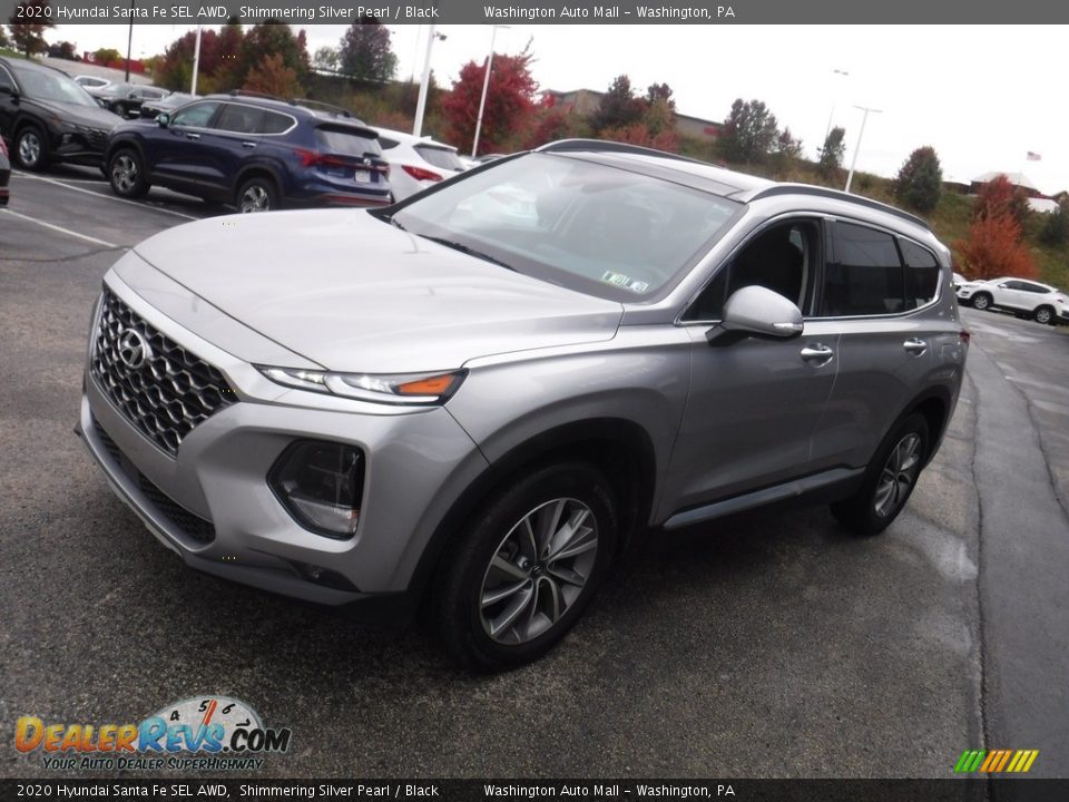 2020 Hyundai Santa Fe SEL AWD Shimmering Silver Pearl / Black Photo #5