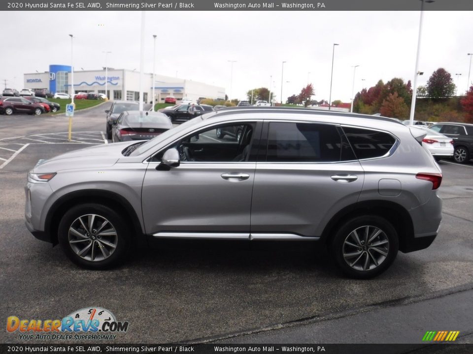 2020 Hyundai Santa Fe SEL AWD Shimmering Silver Pearl / Black Photo #6