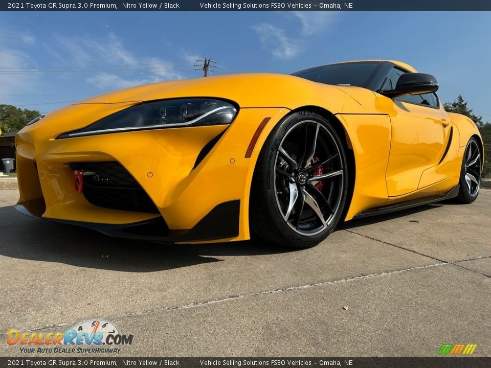 2021 Toyota GR Supra 3.0 Premium Nitro Yellow / Black Photo #34
