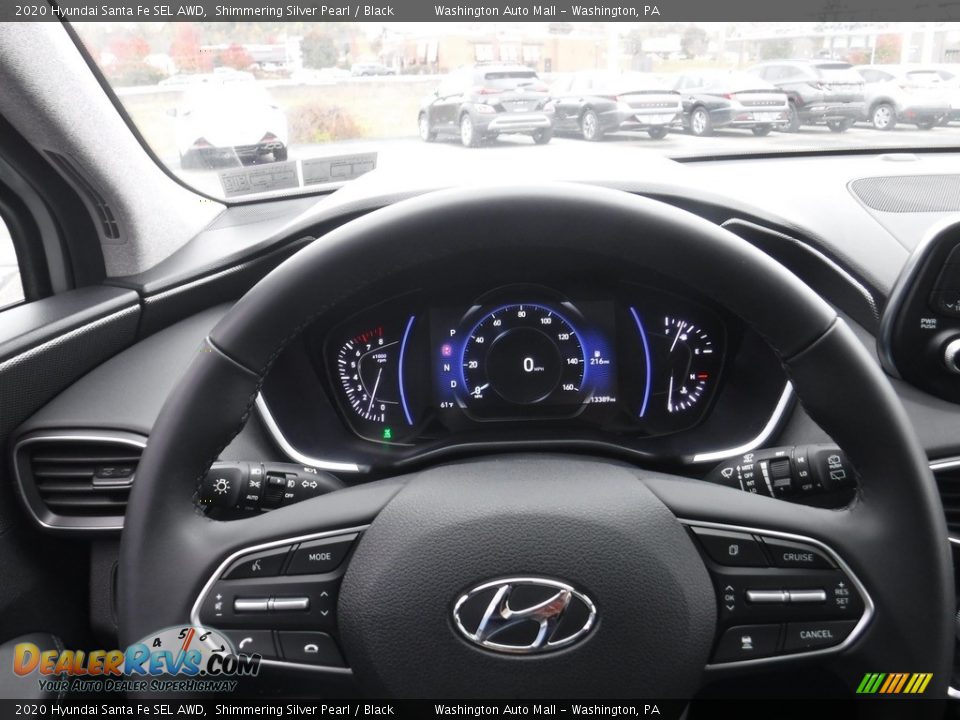 2020 Hyundai Santa Fe SEL AWD Shimmering Silver Pearl / Black Photo #25