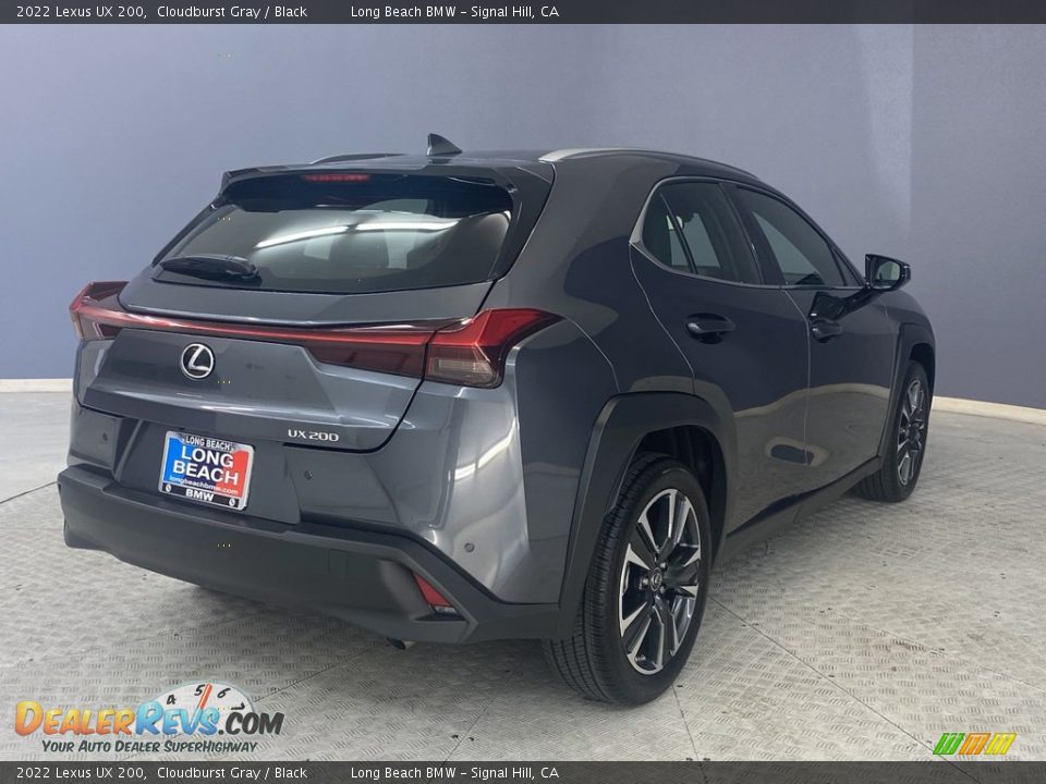 2022 Lexus UX 200 Cloudburst Gray / Black Photo #5