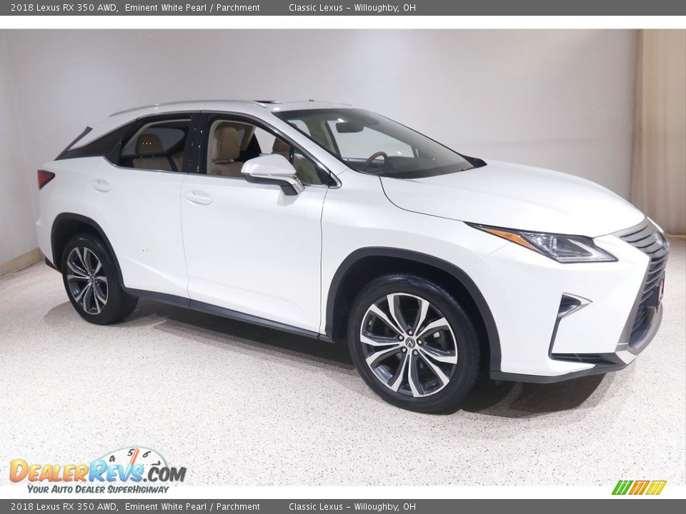 2018 Lexus RX 350 AWD Eminent White Pearl / Parchment Photo #1