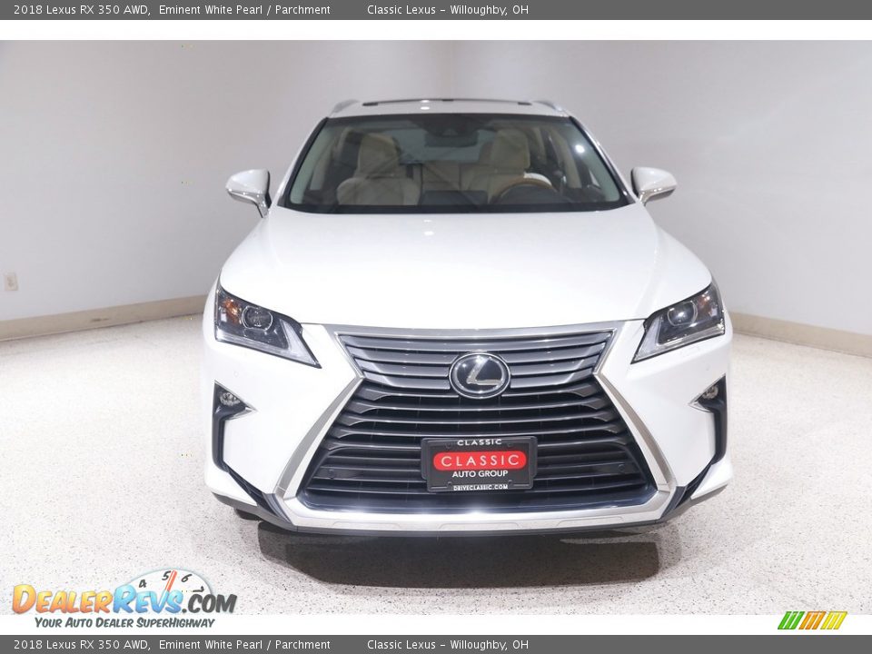 2018 Lexus RX 350 AWD Eminent White Pearl / Parchment Photo #2