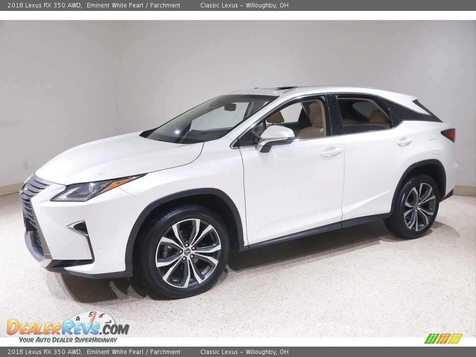 2018 Lexus RX 350 AWD Eminent White Pearl / Parchment Photo #3