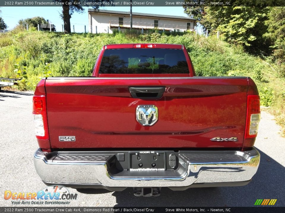 2022 Ram 2500 Tradesman Crew Cab 4x4 Delmonico Red Pearl / Black/Diesel Gray Photo #7