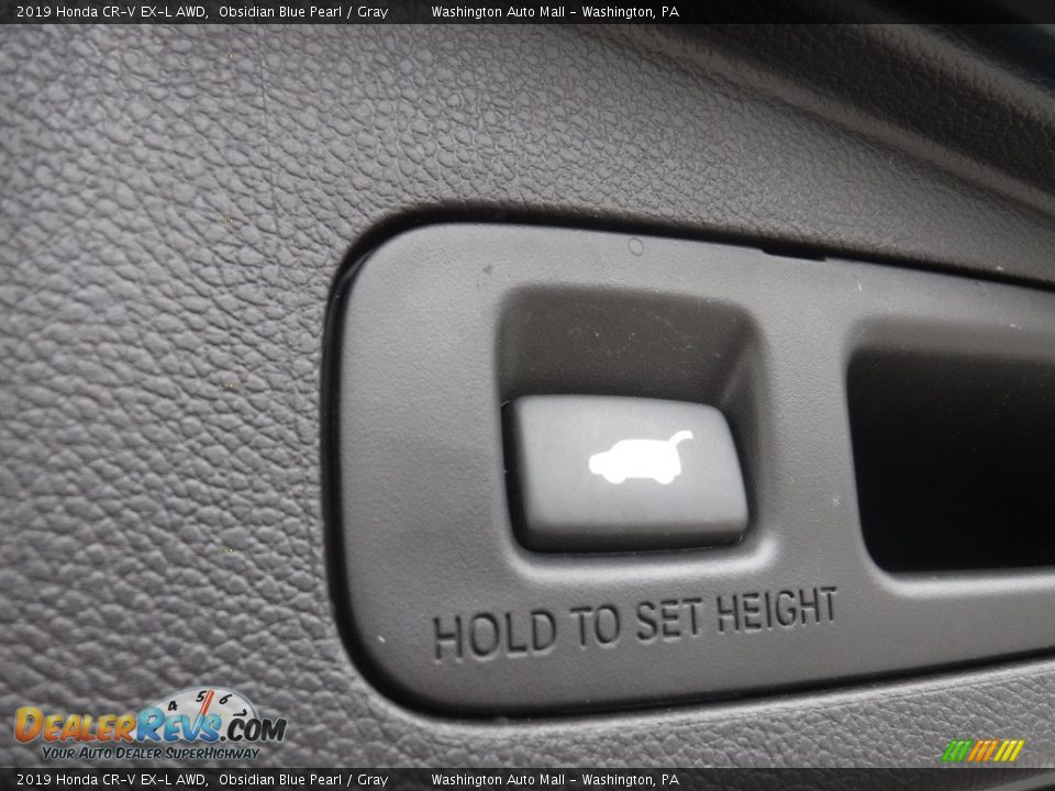 2019 Honda CR-V EX-L AWD Obsidian Blue Pearl / Gray Photo #31