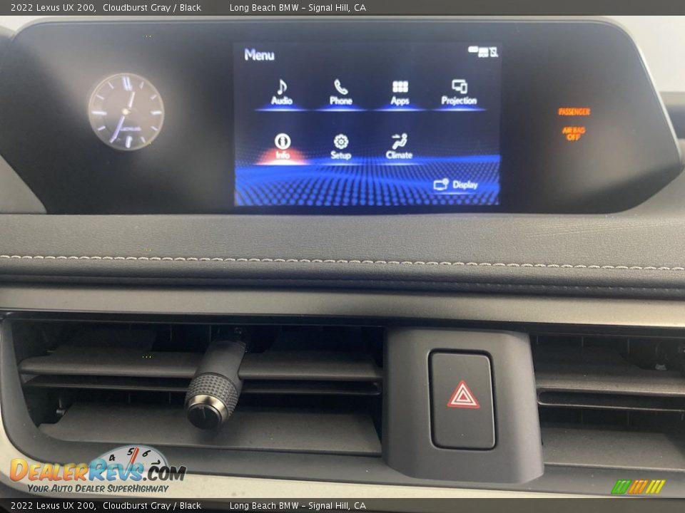 2022 Lexus UX 200 Cloudburst Gray / Black Photo #23