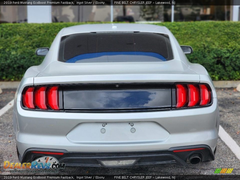 2019 Ford Mustang EcoBoost Premium Fastback Ingot Silver / Ebony Photo #7