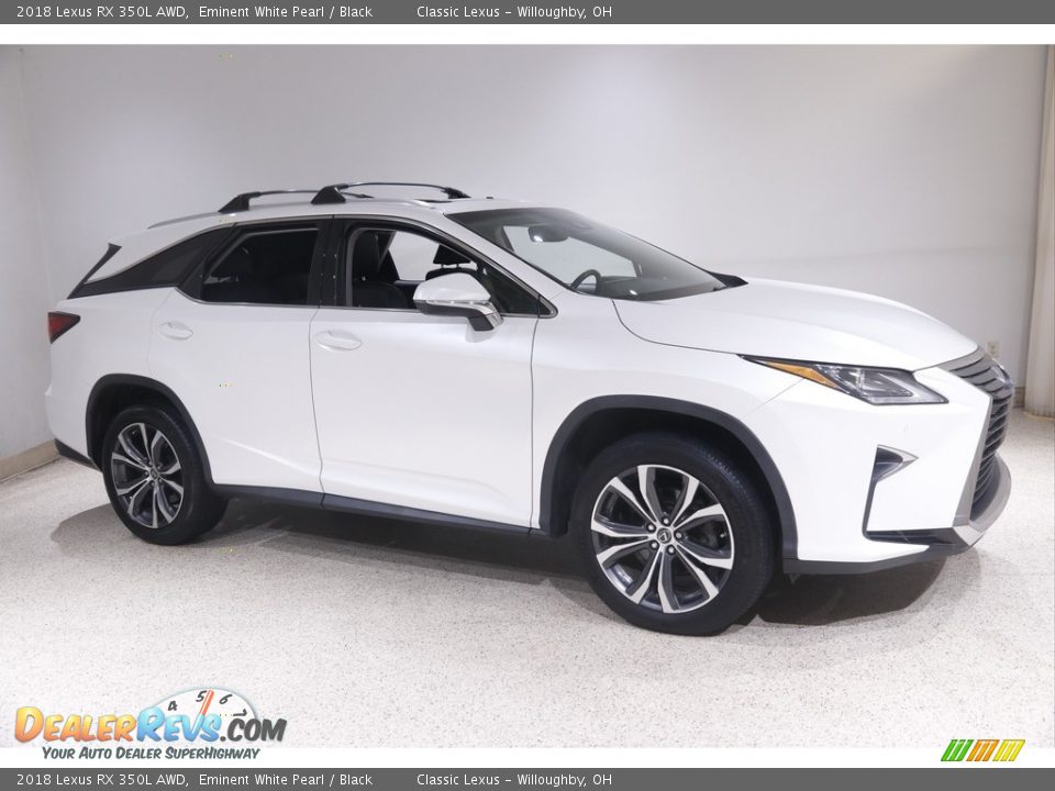 2018 Lexus RX 350L AWD Eminent White Pearl / Black Photo #1