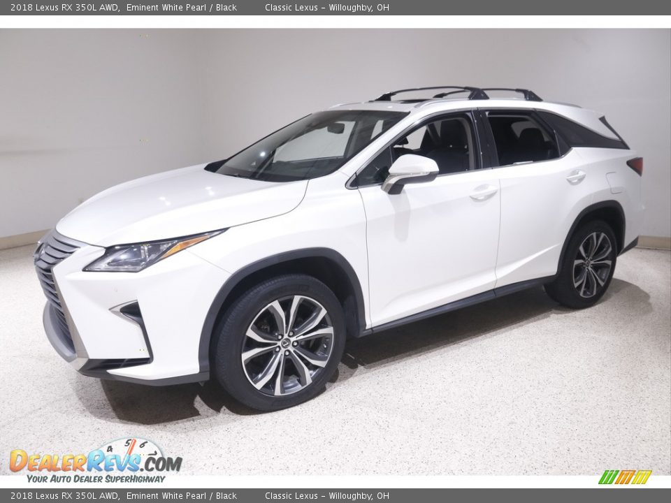 2018 Lexus RX 350L AWD Eminent White Pearl / Black Photo #3