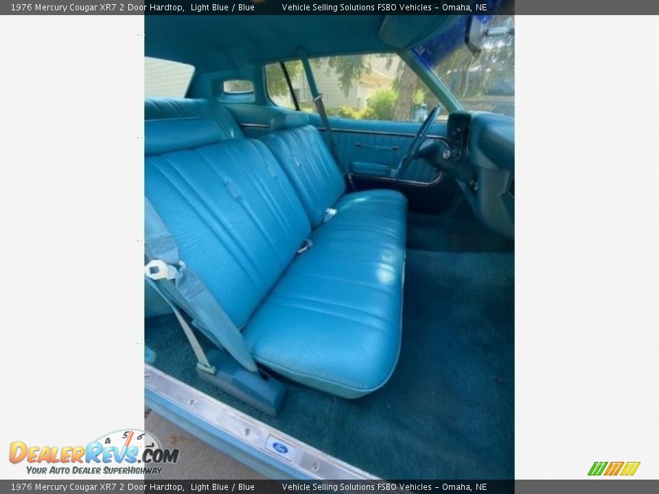 Blue Interior - 1976 Mercury Cougar XR7 2 Door Hardtop Photo #4