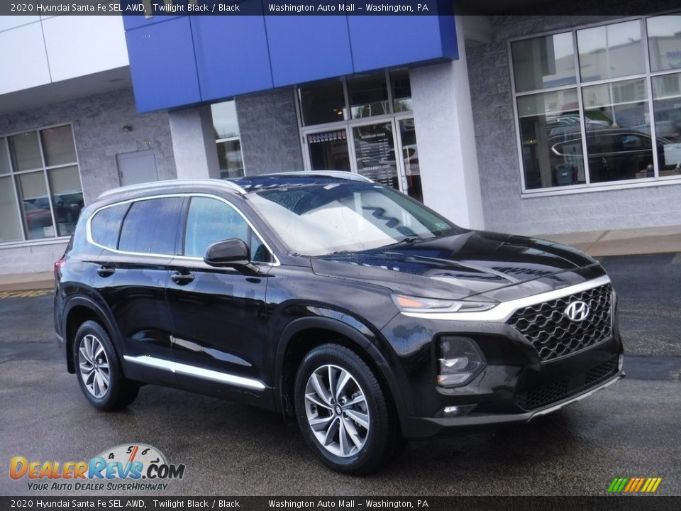 2020 Hyundai Santa Fe SEL AWD Twilight Black / Black Photo #1