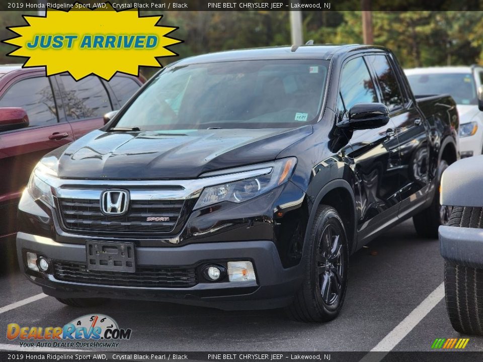 2019 Honda Ridgeline Sport AWD Crystal Black Pearl / Black Photo #1