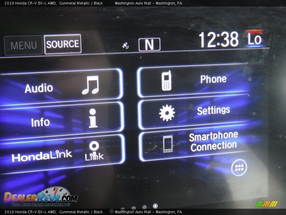 2019 Honda CR-V EX-L AWD Gunmetal Metallic / Black Photo #20
