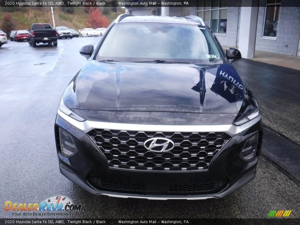 2020 Hyundai Santa Fe SEL AWD Twilight Black / Black Photo #4