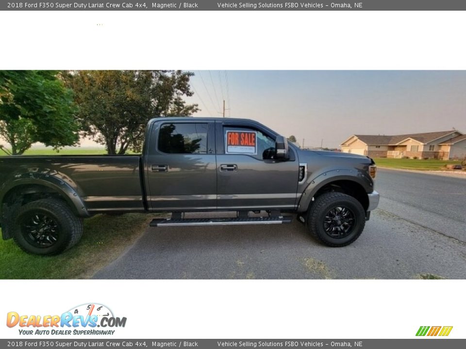 2018 Ford F350 Super Duty Lariat Crew Cab 4x4 Magnetic / Black Photo #1