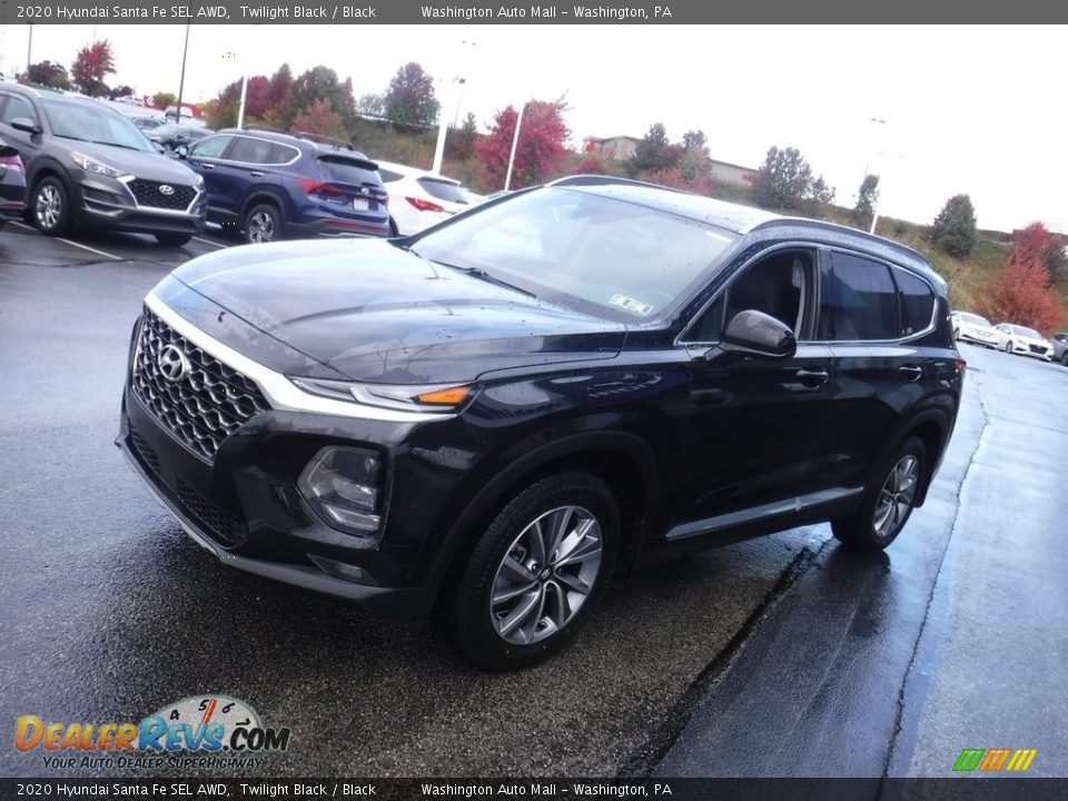 2020 Hyundai Santa Fe SEL AWD Twilight Black / Black Photo #5