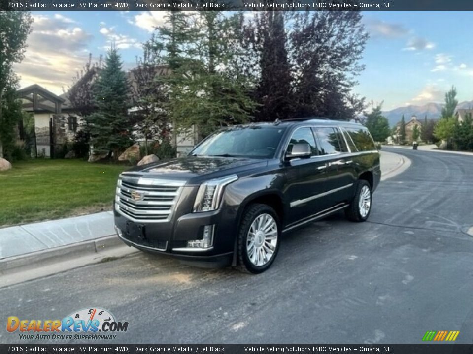 2016 Cadillac Escalade ESV Platinum 4WD Dark Granite Metallic / Jet Black Photo #1